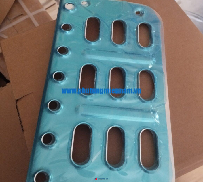 Ốp inox gắn bệ bước chân xe Chenglong H7
