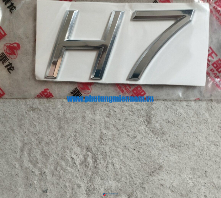 Logo chữ H7 xe chenglong